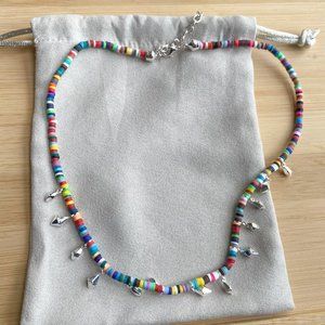 Kendra Scott Neutral Reece Choker Necklace Silver